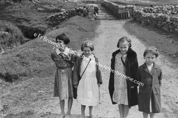 ON CLARE ISLAND GROUP OF CHILDREN